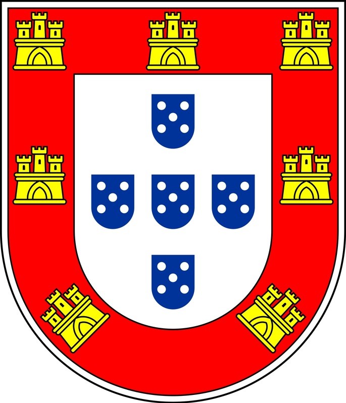 escudo da bandeira de Portugal