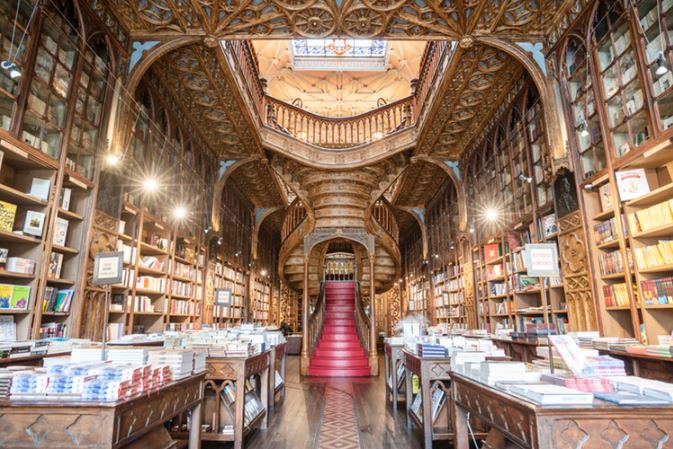 livraria Lello no Porto