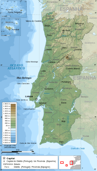 Mapa de Portugal: turismo, geografia, divisões políticas e mais