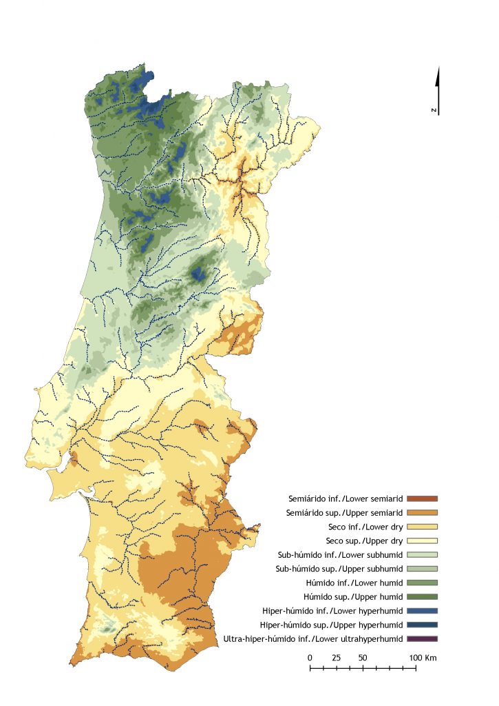 O Mapa Detalhado De Portugal Com Regiões Ou Estados E Cidades