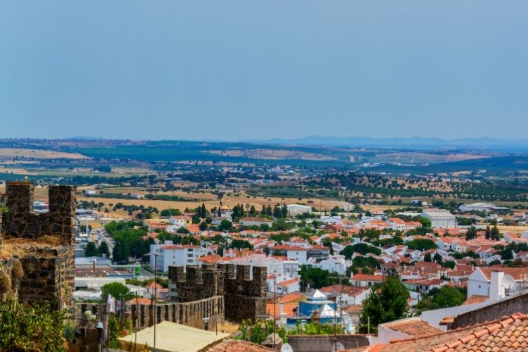 Beja, cidade do interior de Portugal