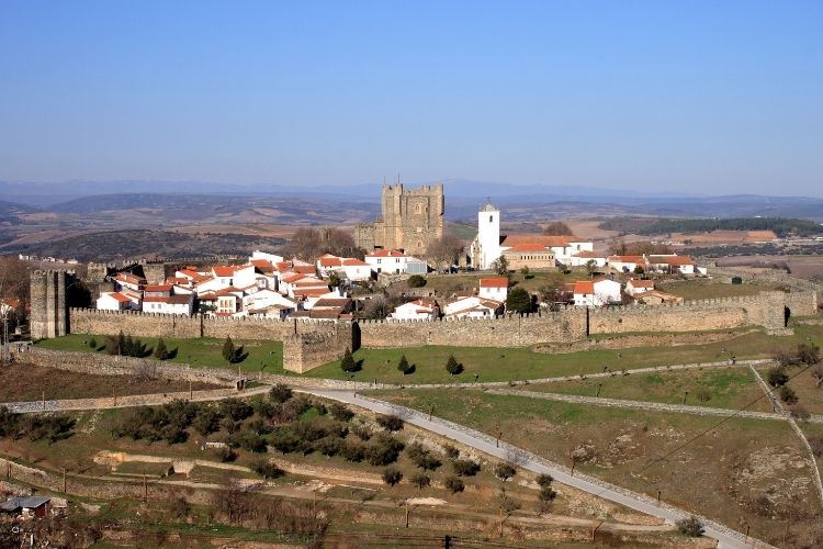 Bragança no interior do país Portugal