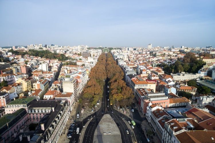 Avenida da Liberdade em Lisboa 