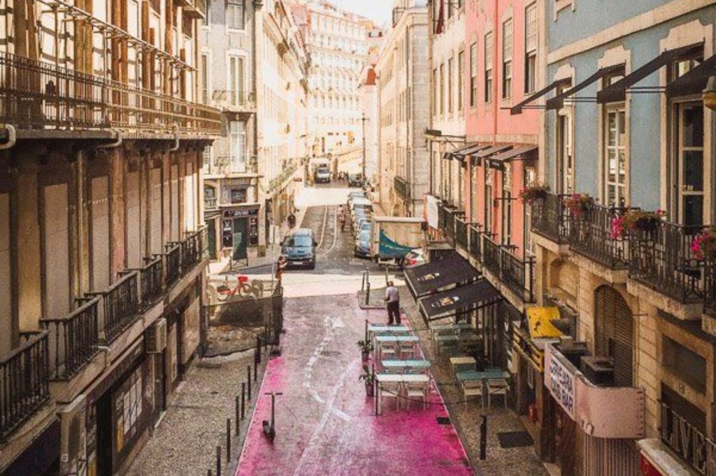 Pink Street em Lisboa 