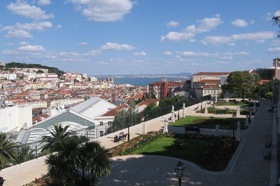 Mirante de São Pedro de Alcântara em Lisboa 