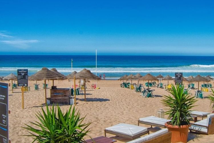 Praia Costa da Caparica Portugal